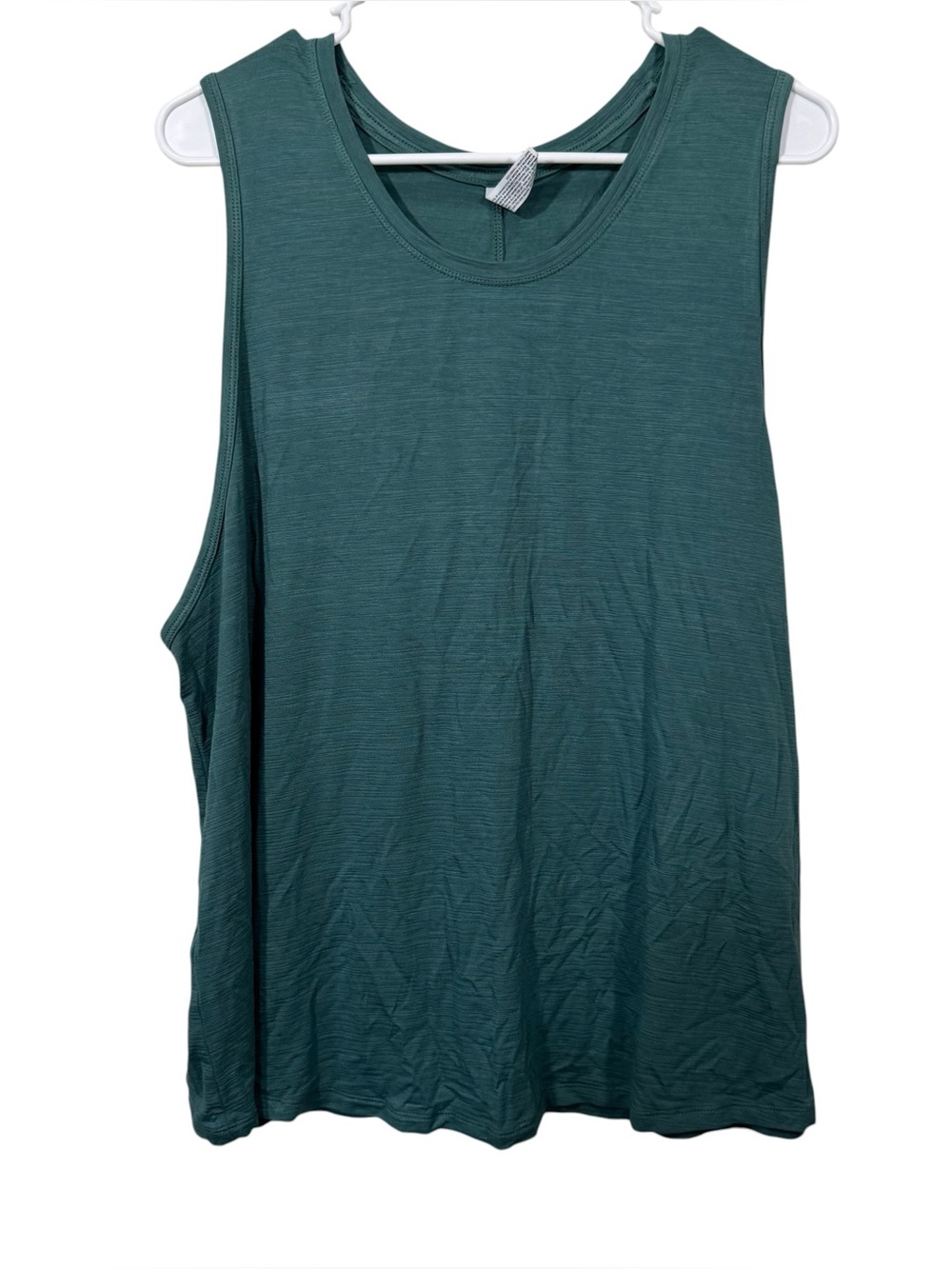 NWOT All in Motion Plus Size Pine Green Muscle Style Athletic Tank Top